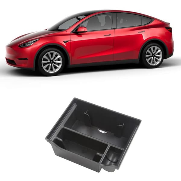 för Tesla Model Y 2021 Center Console Förvaringslåda Armrest Box Förvaringslåda Bil Interiör Modifikation