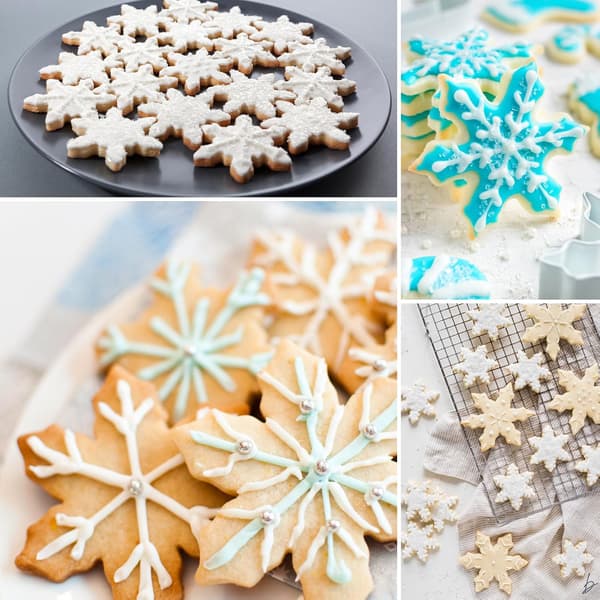 Snøfnugg Kakeformer Sett, 10 stk Rustfritt Stål Snøfnugg Form Kakeform Jule Kakeformer Bakverk Kjeks Fondant Kake Bakeform