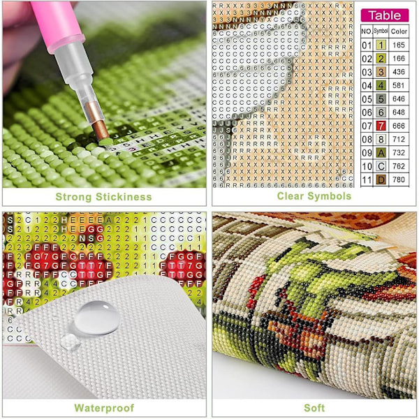 1 Xdiy 5d maisemamaalaukset DIY Timanttimaalaus (30cmX20CM)