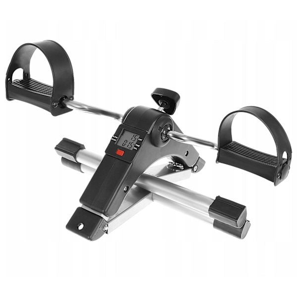 Pedaltrener med LCD-Skjerm svart black 2676