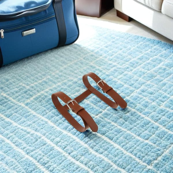Kraftig PU-piknikmatte med stropphåndtak, utendørs filtholder for camping og reise