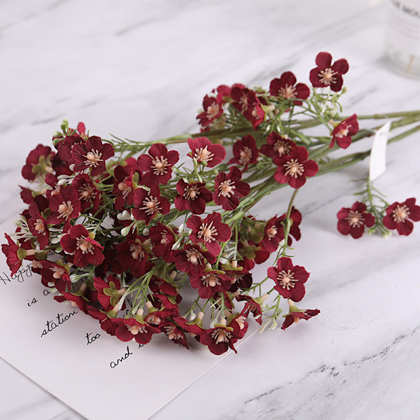 Konstgjorda Blommor Växter Spray Konstgjorda Växter Gypsophila-3PCS - Olika Färger
