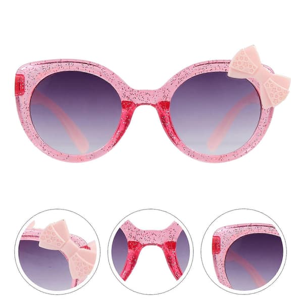 Kids Sunglasses Decorative Bow Glasses Props for 1 Pair