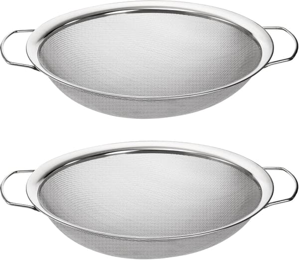 2-pak finmasket malingssi, 11,5 tommer rustfrit stål 60 filter passer til 5 gallon spand