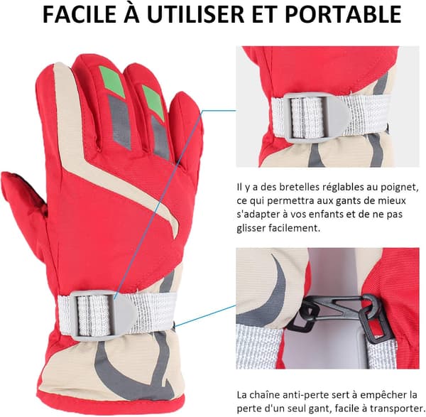 Barnehansker jente gutt vanntette ski snowboardhansker for barn