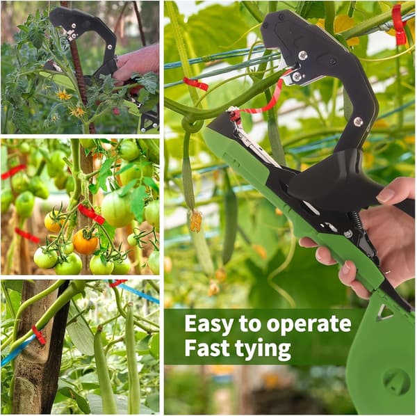 Plant Tying Machine, Lightweight Tying Machine, Tying Machine for Tomatoes Vineyards Fruit Trees Vegetables, Agriculture