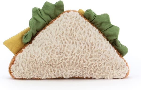 Amuseables Sandwich Pehmolelu, 25 cm | Ruokapehmo | Hauska lahjaidea