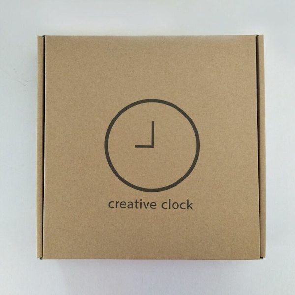 Quartz Wall Clock Original Silent Art Simple Wood Section A