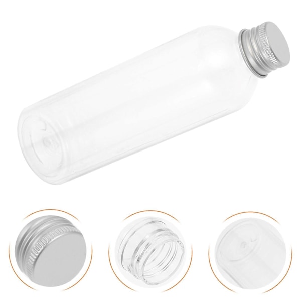 10 st Hushålls Juiceflaskor Multifunktionella Plastflaskor Praktiska Tomma Flaskor