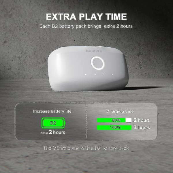 Bobovr M3 Pro for Meta Quest 3 VR-headset (kun hodebånd inkludert)