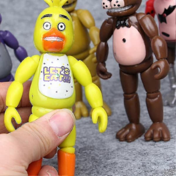 5 st/set Five Nights At Freddys Actionfigurer Leksaker Samling Barn Julklapp