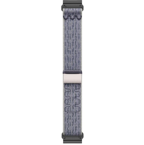 20mm Quick Release Nylon-ranneke Garmin Fenix 8/567Xpro -kelloon, harmaa 22 mm harmaa 22 mm 22 mm Grey