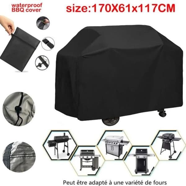 Grill Cover - 170x61x117cm - Waterproof - Dustproof - Polyester