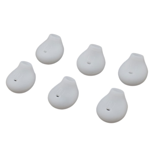 In-ear silikone ørepropper til Samsung Galaxy S6/S7, Note5/Note7 Hvid Hvid White