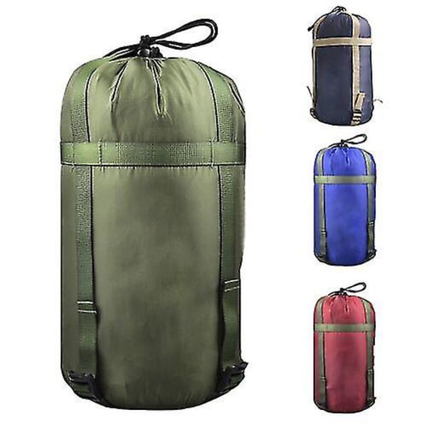 Sovsäck 4 Säsonger Vattentät Utomhus Camping Vandring Kuvert Enkel Zip Bagpockets Endast, Sovsäck Ingår Inte Militärgrön Military green