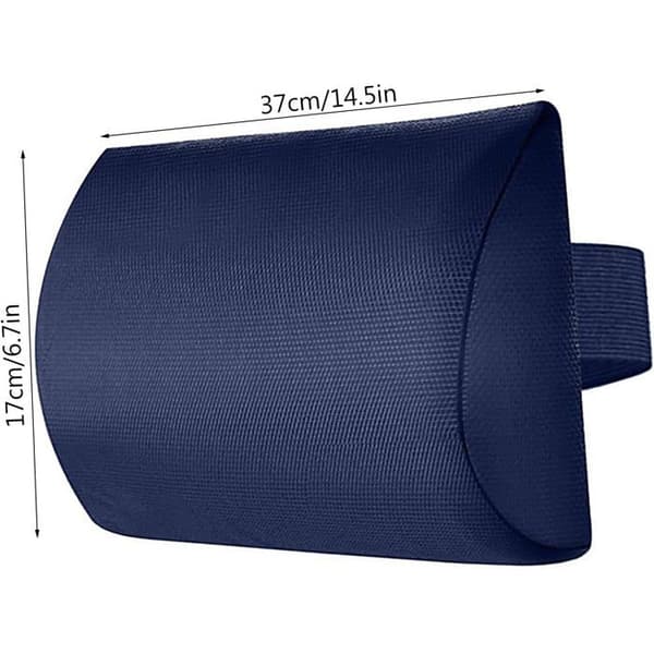 Nackstödskudde - 1 styck - Teslin-tyg - Ergonomisk och justerbar - För trädgårds- och strandstolar