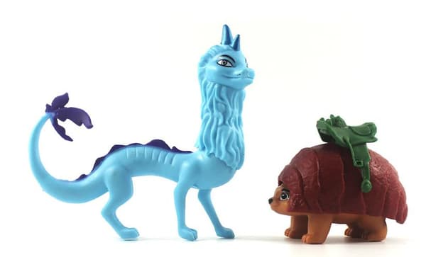 8 stk Raya og den sidste drage figurer - Raya og den sidste drage