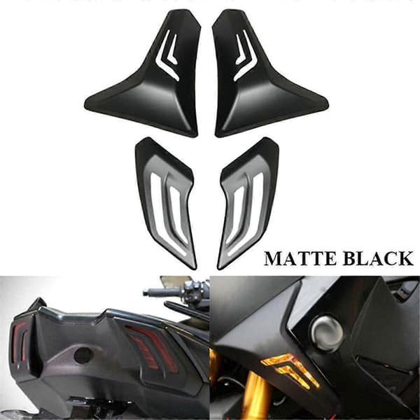 Til T-max Tmax 530 2017 2018 2019 Blinklys Lyskappe Bagskal Dæksler Mat Sort