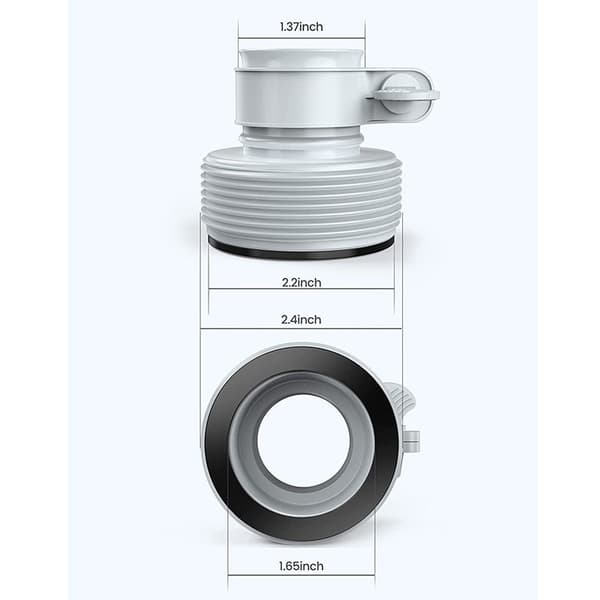 Slangekonverteringsadapter B-sett (par) reservedel modellnummer 25009