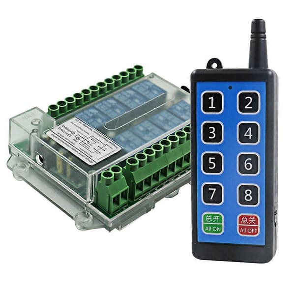 8-channel Wireless RF Remote Control Switch DC 9-72V Remote Control Wireless Remote Control for Motor Control