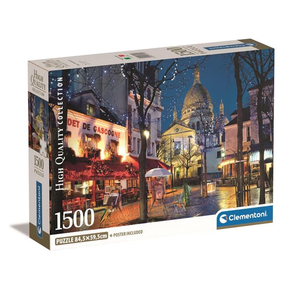 Puslespill 1500 biter CB High Quality Collection Paris Montmartre Multifärg