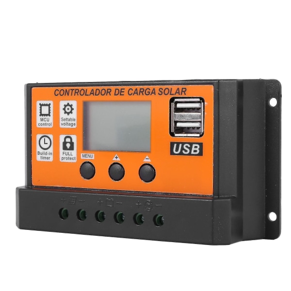 100A MPPT Solpanelregulator Laddningsstyrenhet Autofokus Spårning