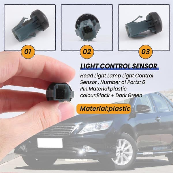 Automatisk lyskontrollsensor erstatning 89121-50020 passer til Toyota Camry Corola Lexus