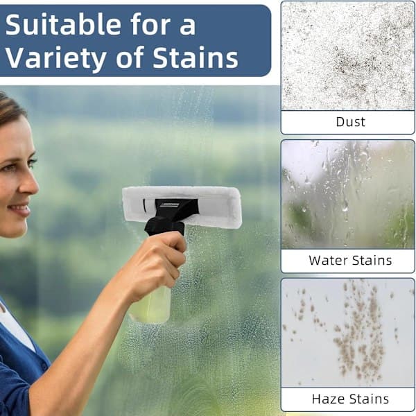 Microfiber cloths, suitable for Kärcher WV1, WV2 and WV5 models - compatible with Kärcher window cleaners and window washers.