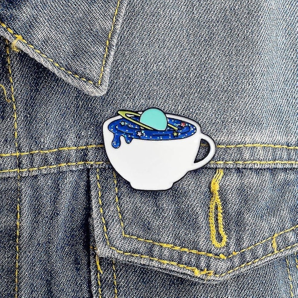 Kvinnelig Brosje Nål Dekor Gave Kjole Tilbehør Kreativ Unisex Rom Kaffe Kanne Emalsje Brosje Nål Veske Caps Jakke Badge Smykker