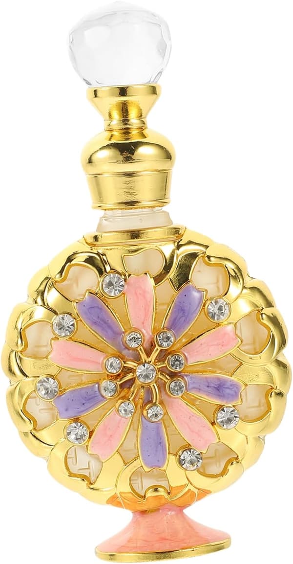 Påfyllbare eteriske oljeflasker i glass 8 stk 30 ml vintage parfymebeholder