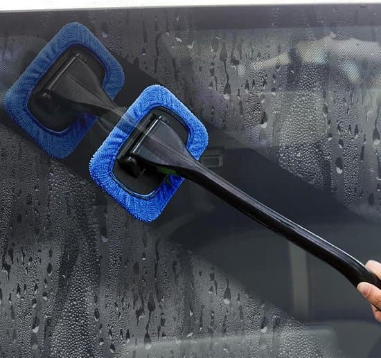 Window Scraper - 6 Microfiber Cloths Included - Window Scraper - Car Window Cleaner - Car Window Scraper - Interior Car Window Scraper