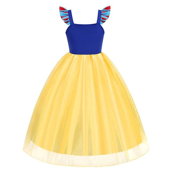 Lumikin innoittama tyttöjen hieno maksimekko kesävaatteet Disneyland-matka prinsessa cosplay mekko taapero rento Vestidos SNOW WHITE SET02 SNOW WHITE SET02 3T(110)