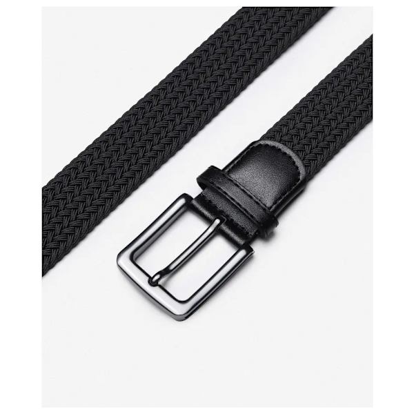 Elastiskt Flätad Bälte, Flerfärgat Elastiskt Vävt Bälte, Herrarnas Tyg Golfbälte för Män och Kvinnor, Bredd 3,4 cm