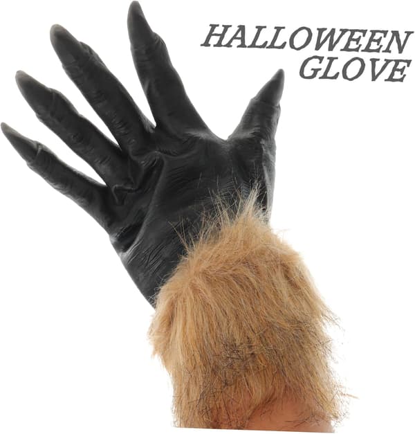 2 st hemska vargvantar Halloween klohandskar läskig fest för Cosplay