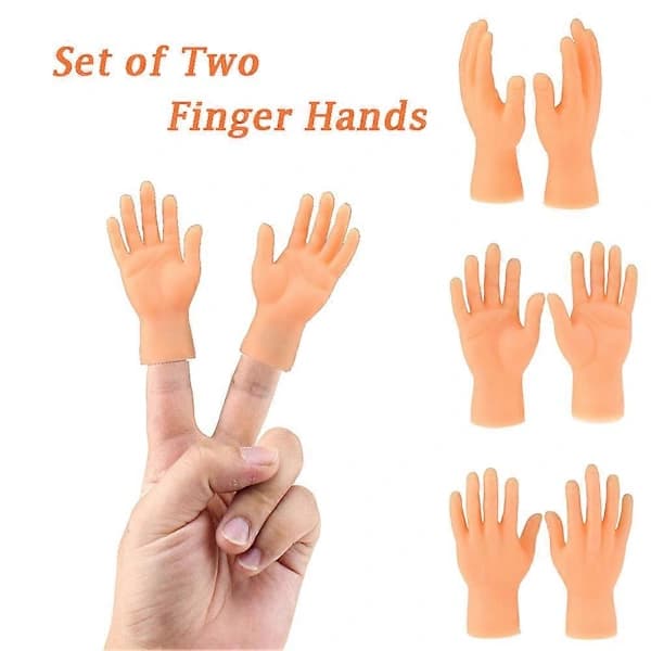Nyhet Rolig Rolig Set med två fingerhandfingerdockor LA2834 A
