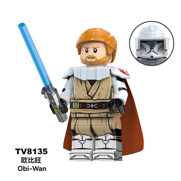 Star Wars Docka Monteringsdocka Minidocka 10STK-501 Clone Trooper, Obi-Wan[ht]