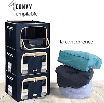 1 Storage Box with Zipper - Clothing and Wardrobe Storage Solution