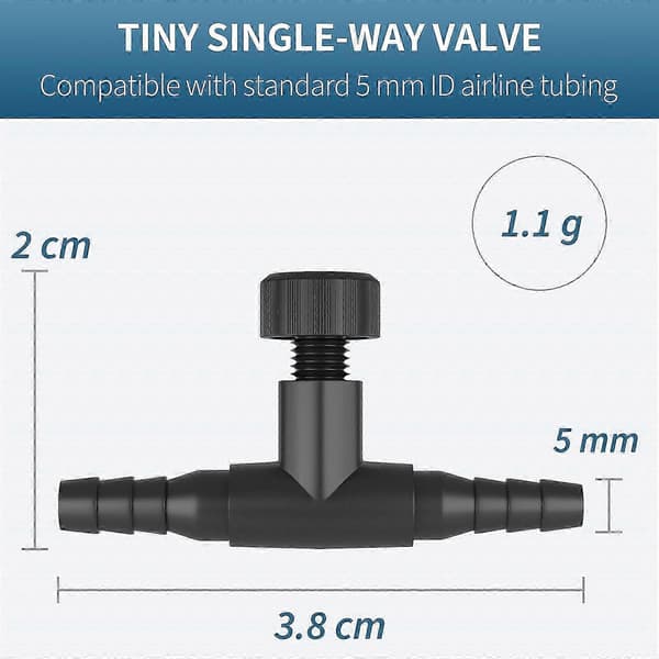 10 stk Akvarium Kontrollventiler for 5 mm ID Slange SZRH