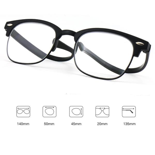 Reading glasses with strength +1.0-+4.0 Black Black +2.0 Black 2 Svart 2