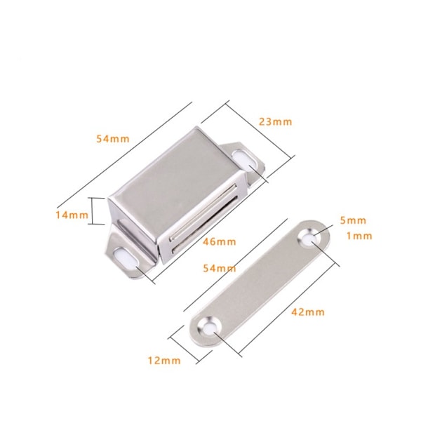 Magneettiset ovilukot (55 mm - 6 kpl)