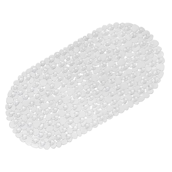 Skridsikre bademåtter til badekar, 66 x 36 cm Klar Pebble Bademåtte