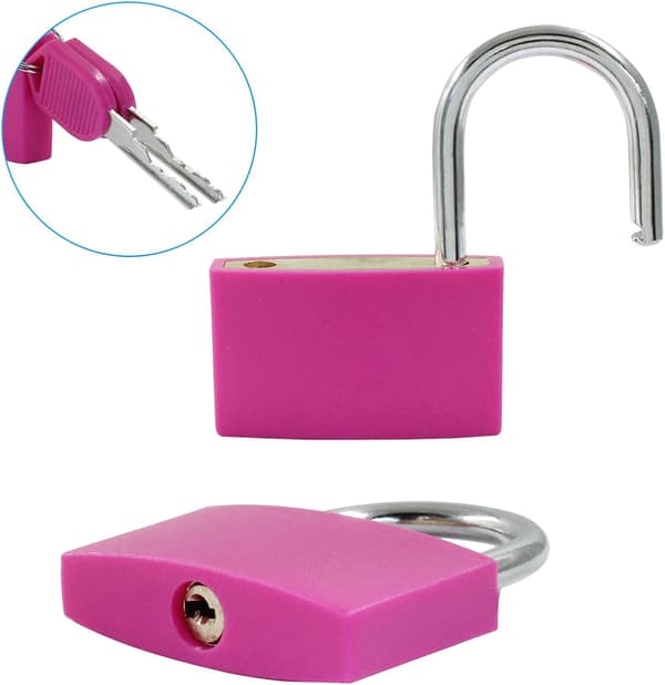 42 mm pink nøglelås sæt pink rød 42 mm Pink