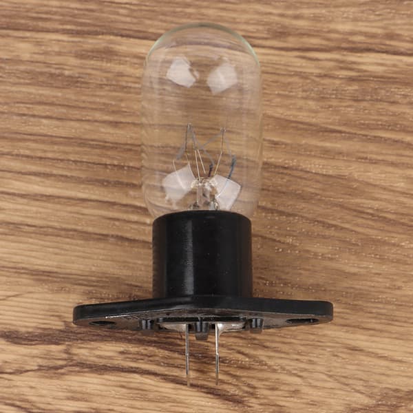 1 pc 4.8mm Socket with Bent Foot 220V 15-20W Microwave Oven Bulb 1 1