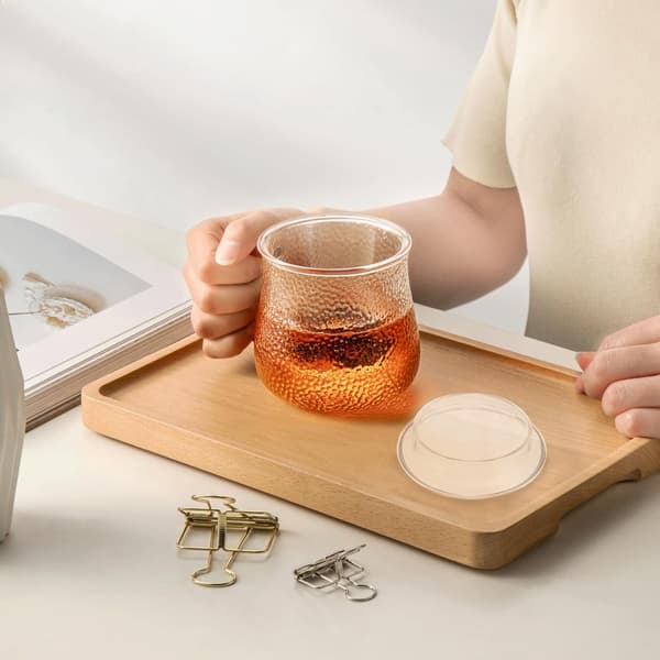 Glass Lid for Teapot 7.1+0.2 cm High Borosilicate Heat Resistant Portable Practical Replacement Lid