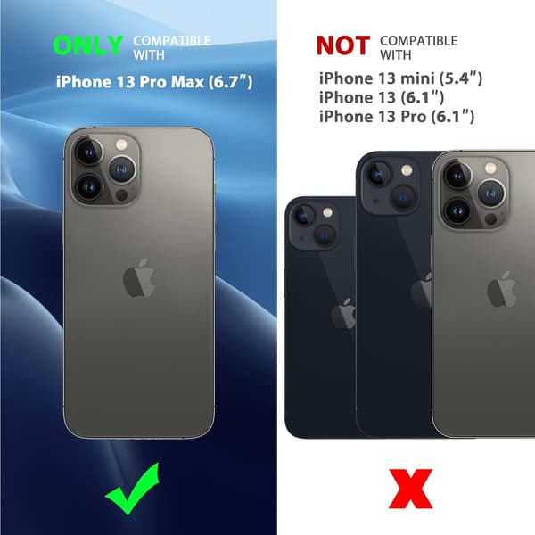 Magnetic Case for iPhone 13 Pro Max 6.7 inch - MagSafe Compatible, Slim Anti-Fingerprint TPU Shell