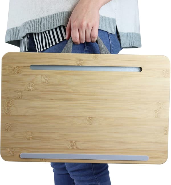 Laptopbakke med pude, laptop knæpude, tablet seng, B
