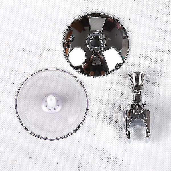 Adjustable 360° Rotating Shower Holder with Suction Cup, Chrome Wall Mount for Handheld Shower Bathroom [DB]
