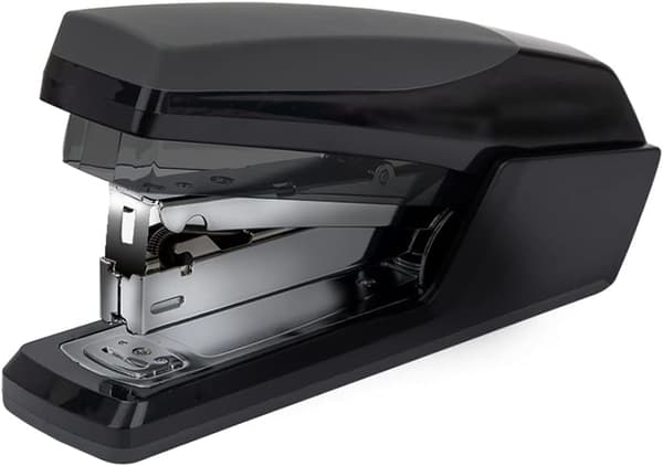 Desktop Stapler Commercial Desktop Stapler, 40 Sheet Capacity Portable Durable Metal Stapler (Black)