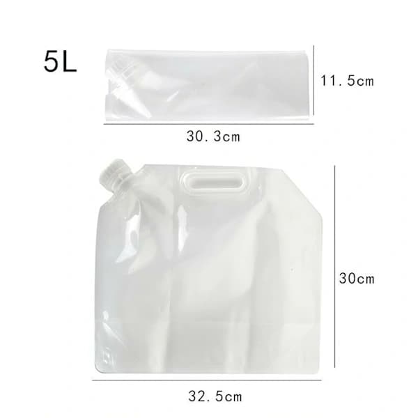 5L Sammenleggbar Vannbeholder Vanndunk