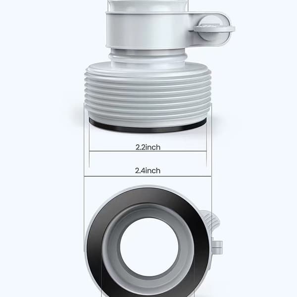 Sæt til Intex poolslangeadapter Erstatningsslange Poolslangefilter Pumpeslangekobling
